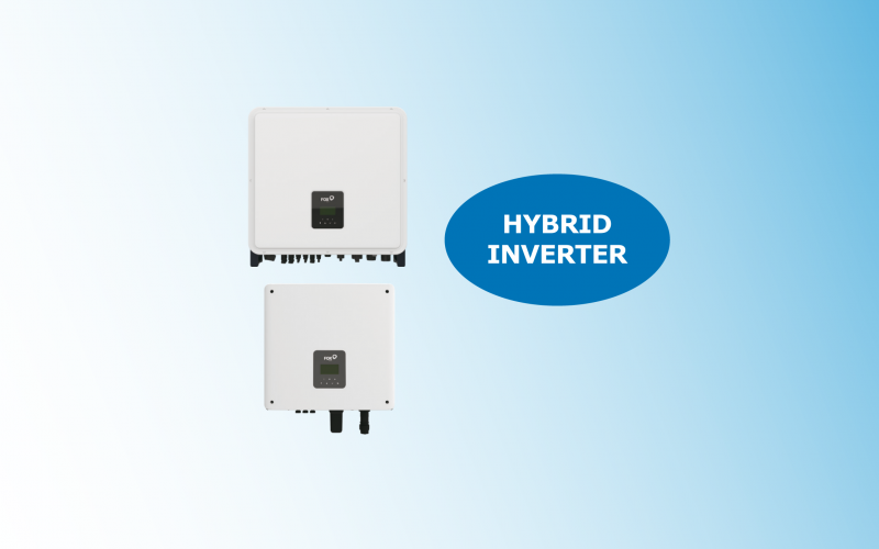 H inverter con sfondo